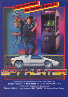 Spy Hunter (Playtronic license) Arcade Game Cover